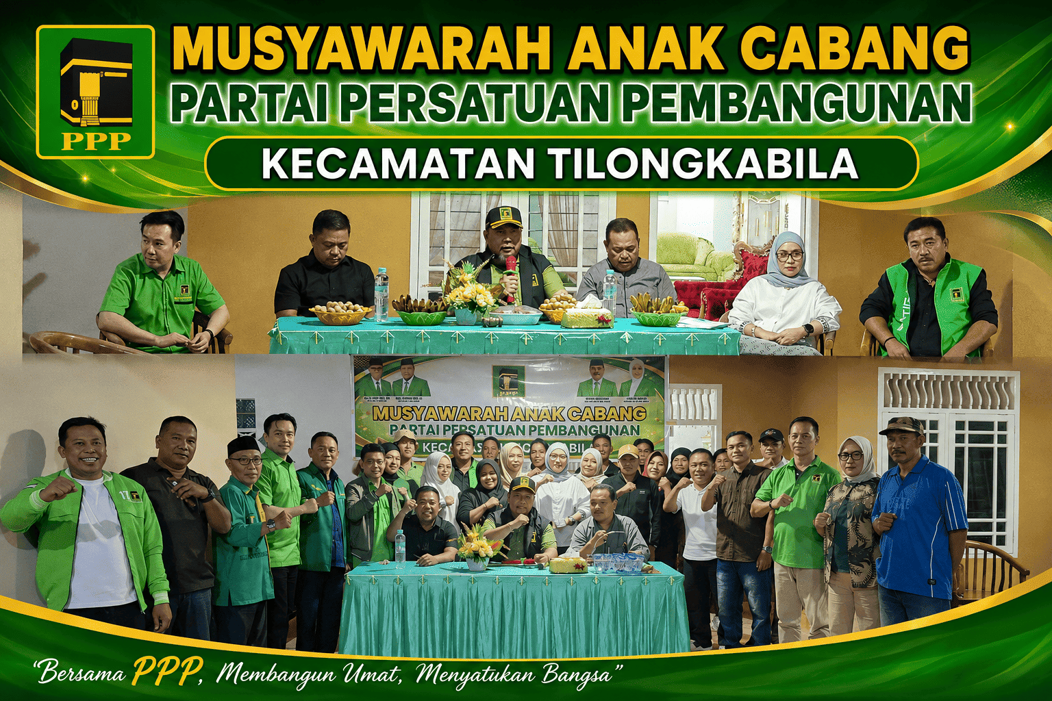 Musancab PPP Bone Bolango Dimulai, Zamroni Mile Ajak Kader Perkuat Soliditas Partai